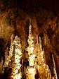 Stalactites et stalagmites à Aven Armand - Gîtes Castel de Cantobre, Aveyron, France