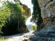 Chemin du retour de l’extrémité du rocher (côté sud de Cantobre) - Gîtes Castel de Cantobre, Aveyron, France