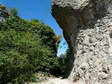 Chemin du retour de l’extrémité du rocher (côté sud de Cantobre) - Gîtes Castel de Cantobre, Aveyron, France